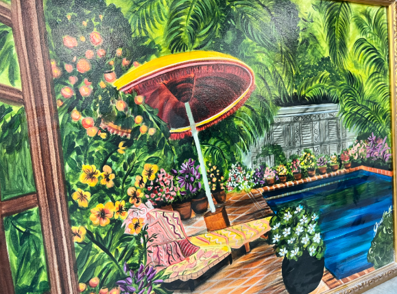 Jon Hall Oil Painting (53" x 41")