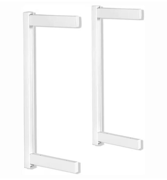 Delta Adjustable Premium Decorative Wall Shelf Hardware Only Kit, No Shelves