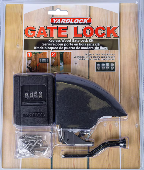 Yardlock Keyless Wood Gate Lock Kit