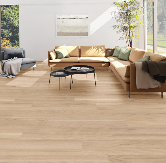 Peace Ridge Oak 6.5mm x 8.7 in. W x 47.6 in. L 22MIL Click Lock Waterproof Luxury Vinyl Plank Flooring (20.06 sq.ft./case)