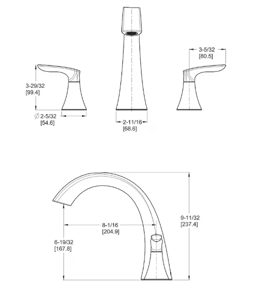 Pfister Weller 2-Handle 3-Hole Roman Tub Faucet/Bathtub Faucet in Chrome (Valve Not Incl.)