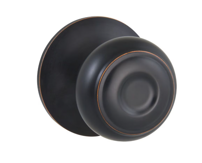 Defiant Hartford Aged Bronze Hall/Closet Passage Door Knob