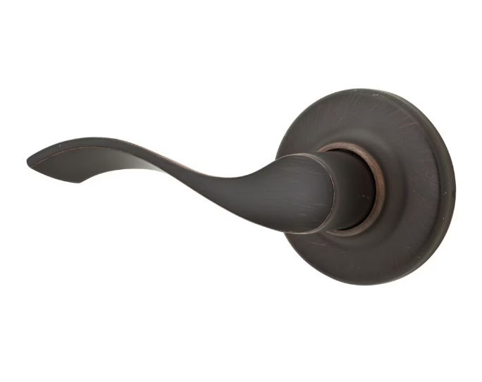 Weiser Elements Belmont Venetian Bronze Pantry/Closet Left-Handed Non-Turning Dummy Door Handle