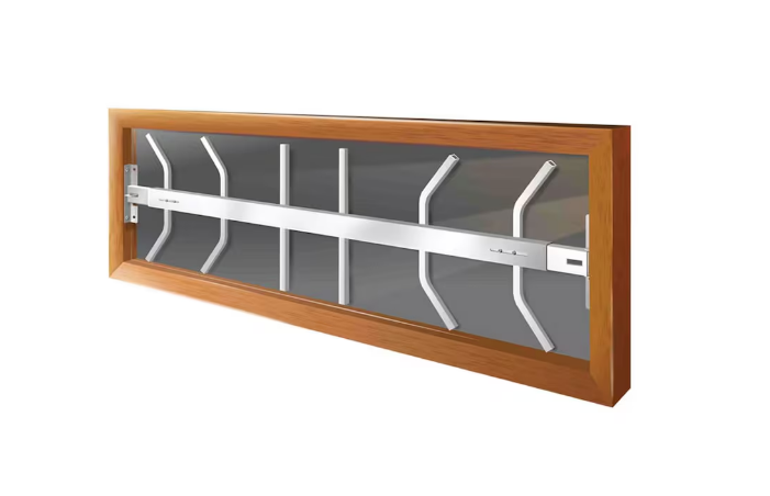 Mr. Goodbar 202 B 42-inch to 54-inch W Hinged Window Bar