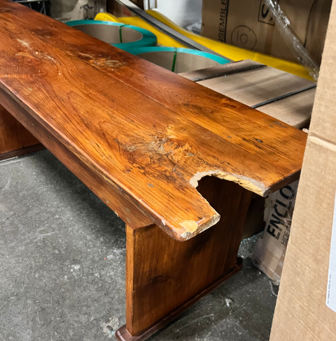 Rustic Entryway Bench