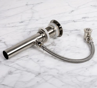 Chrome Pop-up Glass Drain & Overflow for Bathroom Sink – TY-5632C-1