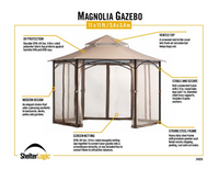 ShelterLogic Magnolia 11x11 Gazebo