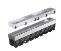 Storm Drain Pro Series 6 in. x 40 in. Hidden Channel Drainage System with Removable Trays