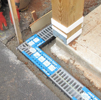 Storm Drain Series Channel Drain Kit with Portland Grey Grate (3-Pack)