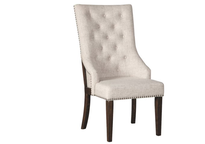 Tufted Back Upholstered Accent Chairs - Set of 2
