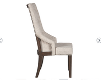 Tufted Back Upholstered Accent Chairs - Set of 2