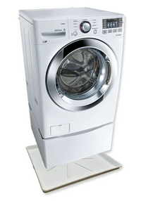 Everbilt 29 in. x 33 in. Low Profile Washing Machine Drain Pan in White