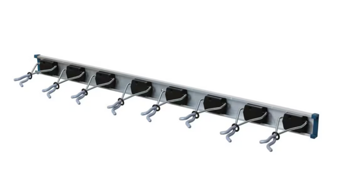 Everbilt 36-in Aluminum Clamp Wall Rack Organizer, 1pc