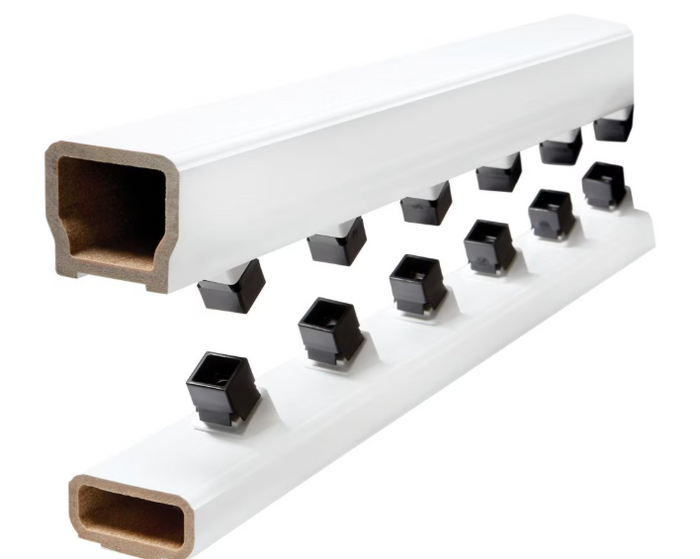 Veranda 6 ft. Classic Stair Rail Kit - White