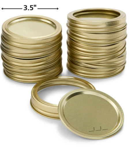 12 Pack Wide Mouth Canning Lids and Rings