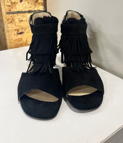 Suede Black Gabor Sandals