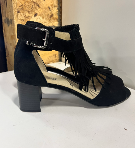 Suede Black Gabor Sandals