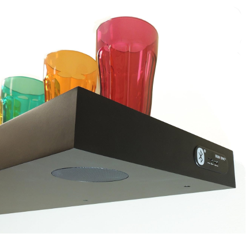 StudioSync 31.5"W x 9.25"D x 1.75"H  Bluetooth Music Shelf