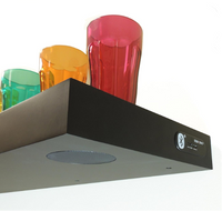 StudioSync 31.5"W x 9.25"D x 1.75"H  Bluetooth Music Shelf