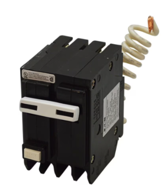 Eaton 30 Amp BR Type 2-Pole GFCI Breaker with Self-Test