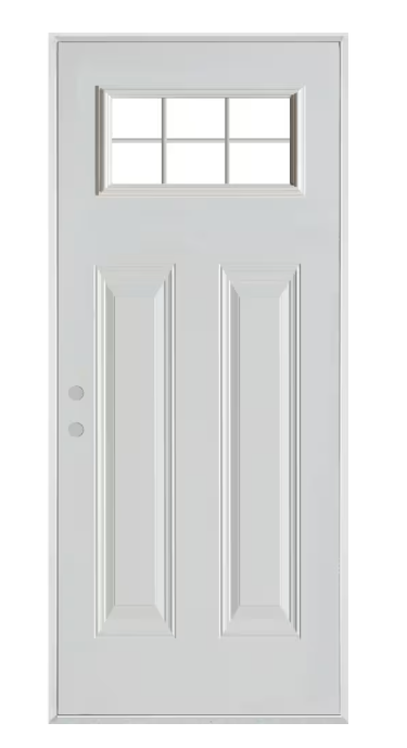 37" 3/8 x 82" 3/8 Pre Hung Right Hand Steel Door