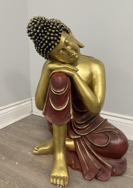 Napping Indian Buddha Statue