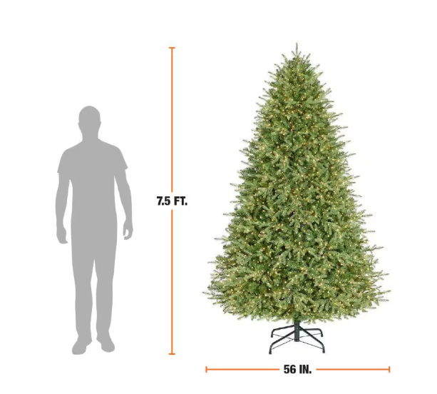 7.5ft Pre-Lit LED Grand Duchess Twinkling Balsam Fir