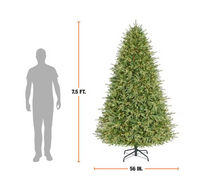 7.5ft Pre-Lit LED Grand Duchess Twinkling Balsam Fir