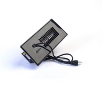 Register Booster Fan Plus in Black with Built-In Thermostat - - Black