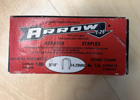 Arrow T25 Round Crown Staples