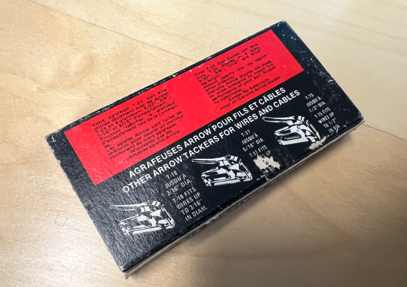 Arrow T25 Round Crown Staples