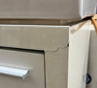 Bath Vanity in White with Fireclay Basin in White