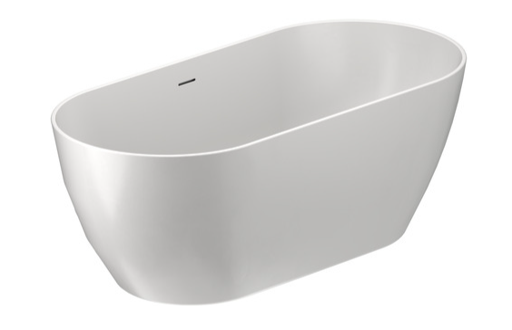 63" x 30" Freestanding Soaking Acrylic Bathtub