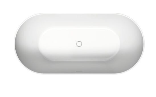 63" x 30" Freestanding Soaking Acrylic Bathtub