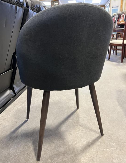 Farmhouse Side Chairs in Grey Bouclé