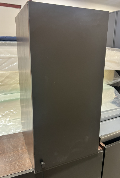 Single Brown Cabinet