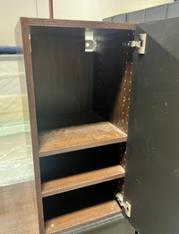 Single Brown Cabinet