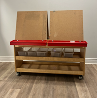 4 Station Easel with Storage