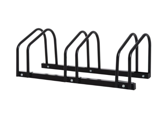 3-Bike Bicycle Floor Parking Rack Cycling Storage Stand