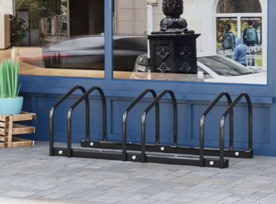 3-Bike Bicycle Floor Parking Rack Cycling Storage Stand