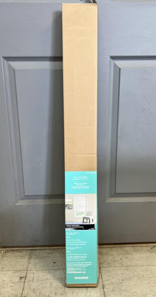 StyleWell 36 in. Cut to Width x 60 in. L , 1-3/8 in. Blind Slat W Room Darkening Cordless Vinyl Window Blinds