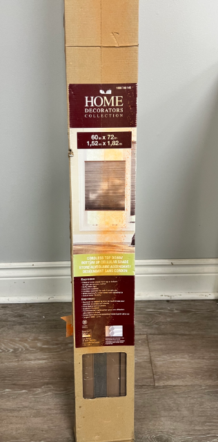 60" x 72" Cordless Cellular Shade