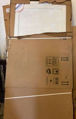 36-inch x 80 1-Lite Primed Solid Wood Shaker Style Glass Interior French Door MDF