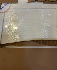 36-inch x 80 1-Lite Primed Solid Wood Shaker Style Glass Interior French Door MDF