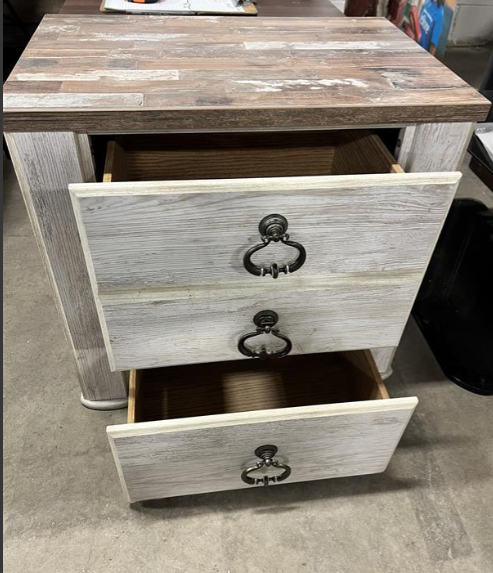 Woodgrain Nightstand