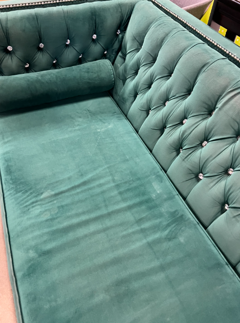 Michelle 83" Velvet Upholstered