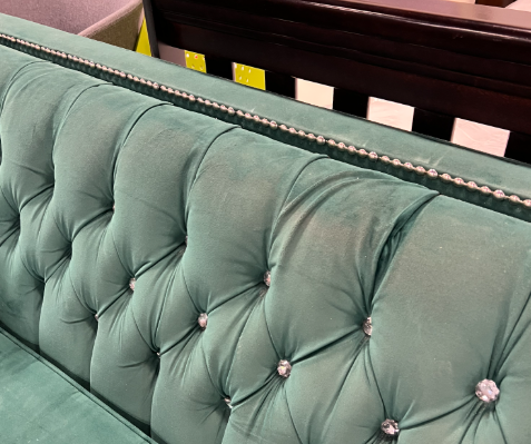 Michelle 83" Velvet Upholstered