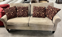2 Seater Beige Sofa