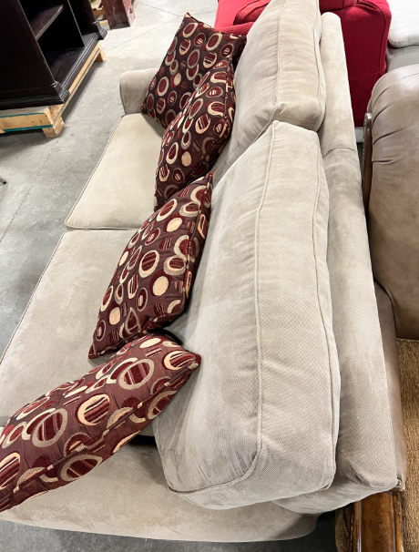2 Seater Beige Sofa
