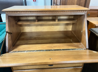 Vintage Chest of Drawers with Drop Front Writing Desk